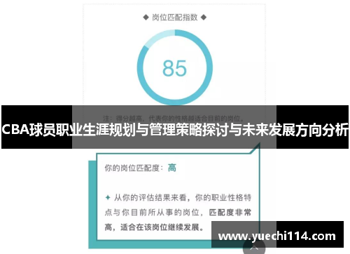 CBA球员职业生涯规划与管理策略探讨与未来发展方向分析
