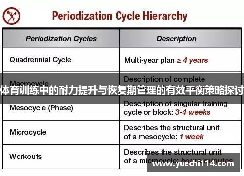 体育训练中的耐力提升与恢复期管理的有效平衡策略探讨